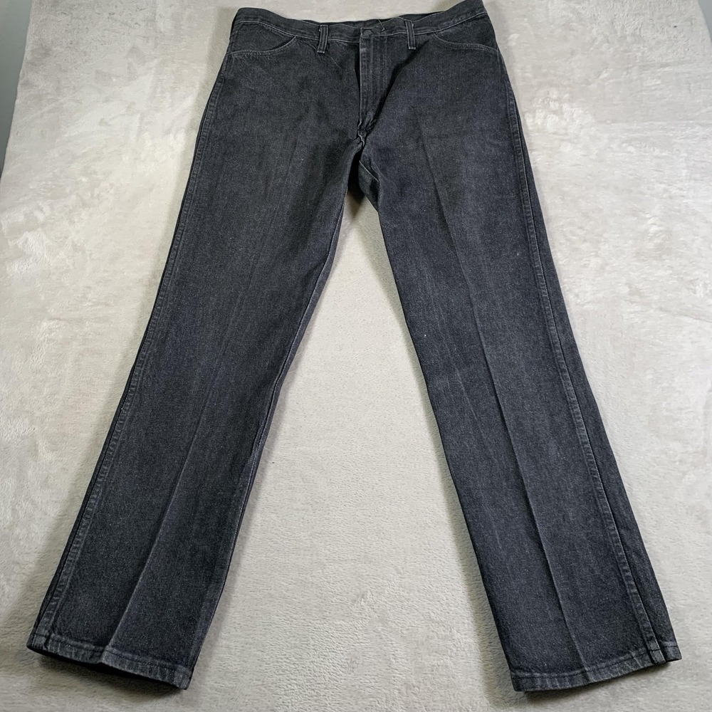 Vintage Rustler Jeans Mens 38x32 (36x33) Straight Leg‎ Denim Made in USA 90s
